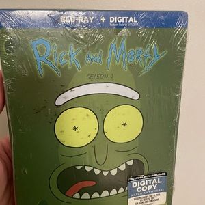 Rick and Morty: Season 3 (Blu-ray, 2017) New Sealed w/ Slipcover